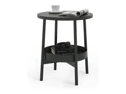 Mesa de centro preto 40x40x47.5 riono