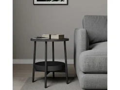 Mesa de centro preto 40x40x47.5 riono