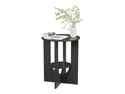 Mesa de centro preto 40x40x50.5 vareo