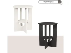 Mesa de centro preto 40x40x50.5 vareo