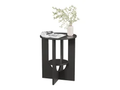 Mesa de centro preto 40x40x50.5 vareo