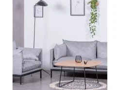 Mesa de centro quadrada em Madeira de Carvalho (80x80cm) - Modin - Carvalho