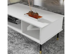 Mesa de centro Rani branco 45cm