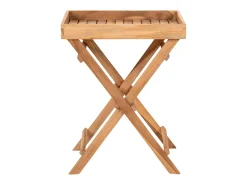 Mesa de Centro Ronda, Castanho, 39x29x49,5 cm, Kendra Home