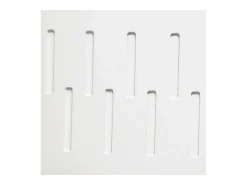 Mesa de Centro Shiro Tampo Redondo Branco e Carvalho 39 cm