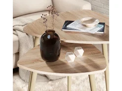 Mesa de centro sonoma 60x60x50 twino
