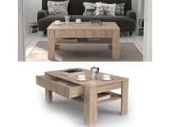 Mesa de centro sonoma 92.2x65x48 milan
