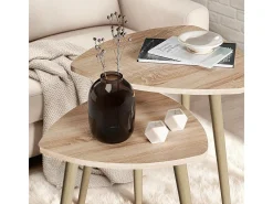 Mesa de centro sonoma 48x48x45 twino