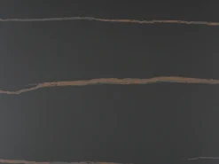 Mesa de centro tampos giratórios cerâmica e vidro temperado efeito mármore preto - ELDOVA