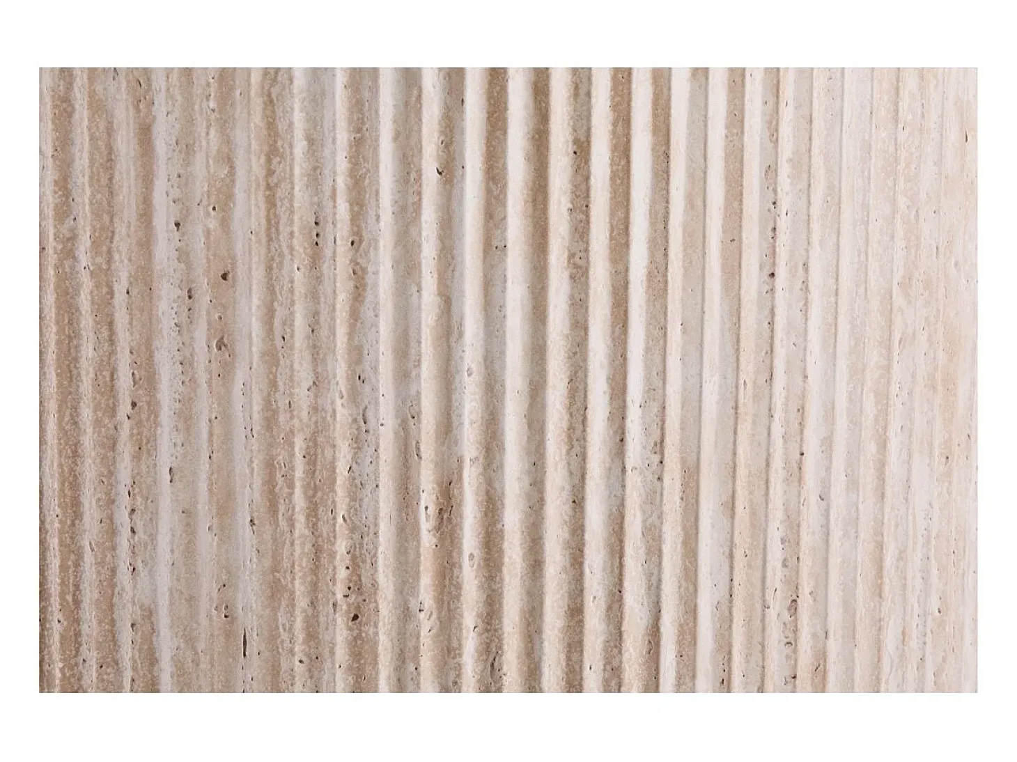 Mesa de centro VAGOS – Cor carvalho claro – Mesa de centro redonda Ø50 cm – MDF – Design moderno e natural