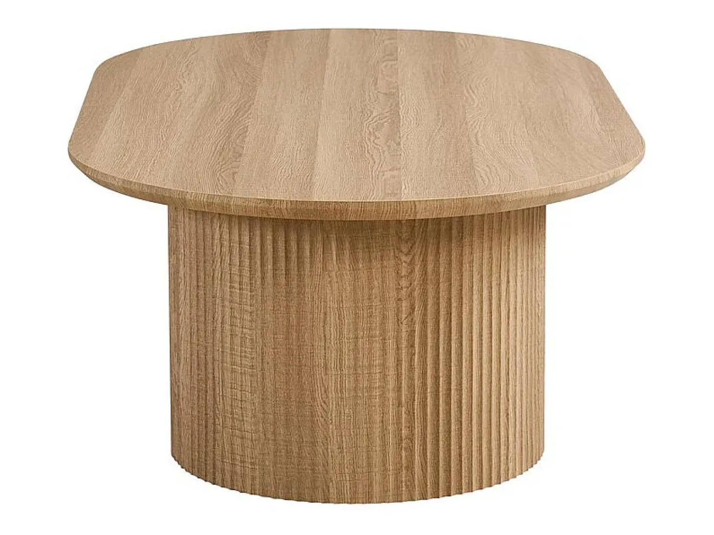 Mesa de Centro VAGOS – Cor carvalho natural – Mesa de centro retangular 120x70 cm – MDF – Design moderno e acolhedor