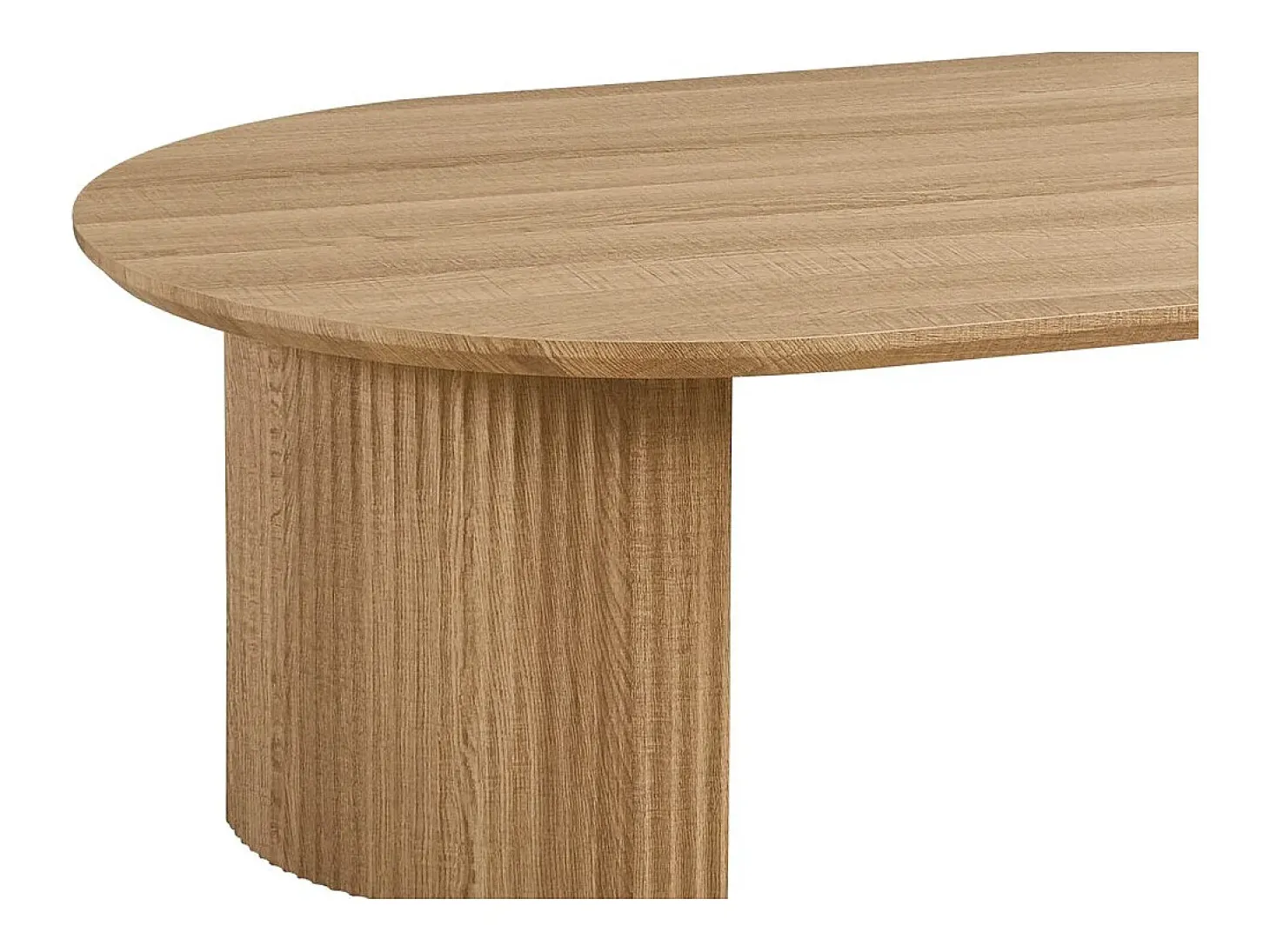Mesa de Centro VAGOS – Cor carvalho natural – Mesa de centro retangular 120x70 cm – MDF – Design moderno e acolhedor