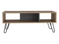 Mesa de centro Vegas com pernas de garfo, 40 cm X 101.1 cm X 45 cm, Multicolor