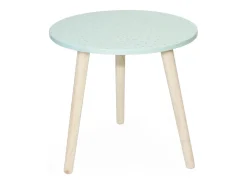 Mesa de centro verde Chic com desenho de triângulo