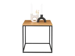 Mesa de Centro Vita, Castanho, 45x45x45 cm, Kendra Home