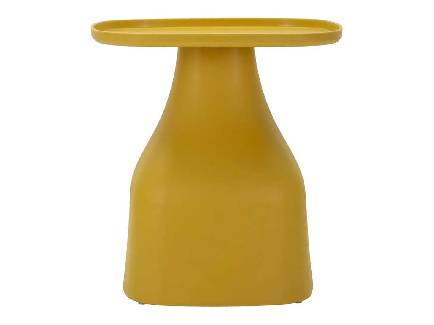 Mesa de Centro VKH707, Amarelo, 50x48x48 cm, Kendra Home