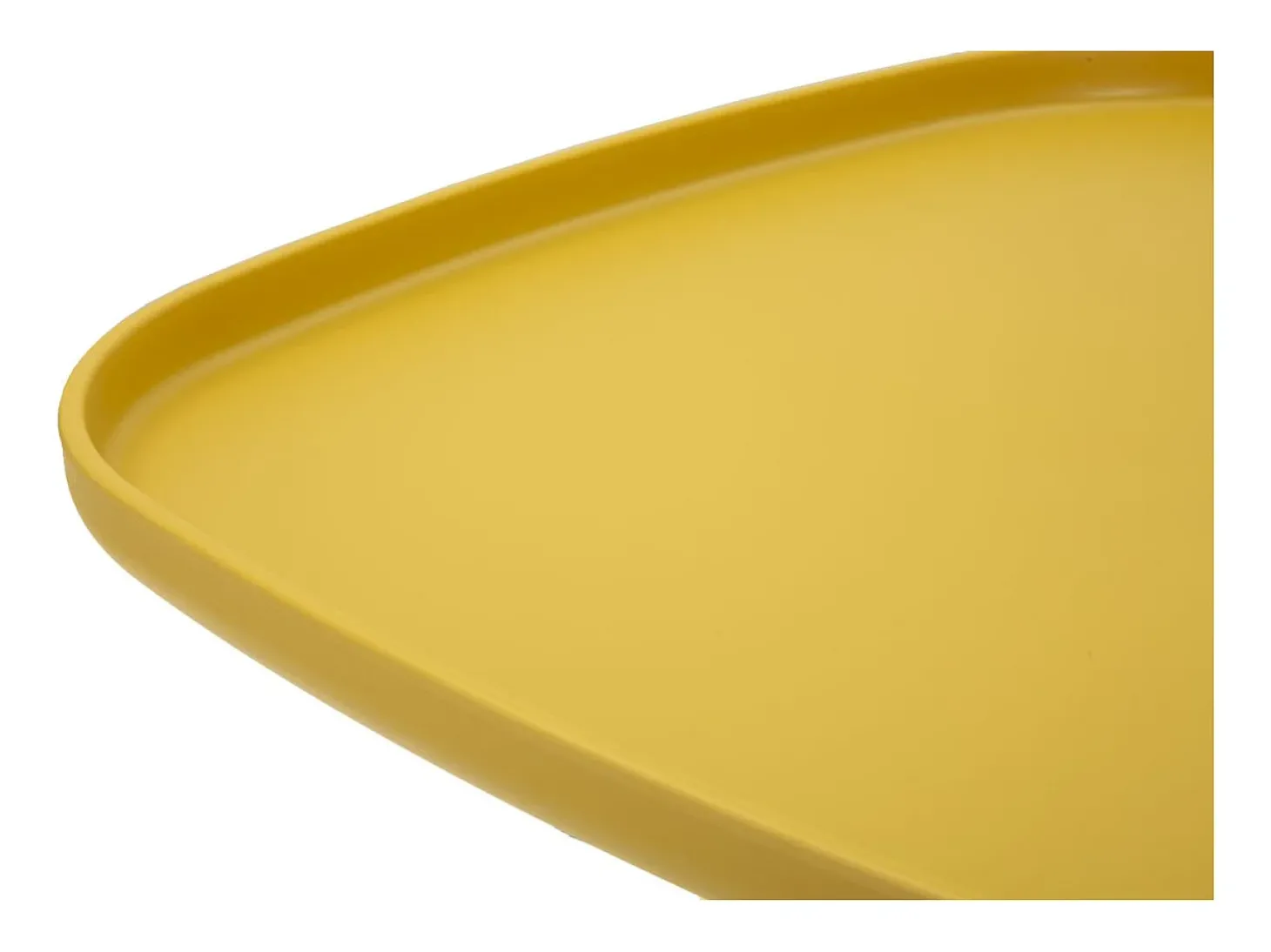 Mesa de Centro VKH707, Amarelo, 50x48x48 cm, Kendra Home