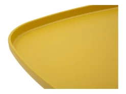 Mesa de Centro VKH708, Amarelo, 38x48x48 cm, Kendra Home
