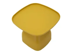 Mesa de Centro VKH708, Amarelo, 38x48x48 cm, Kendra Home