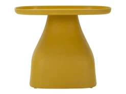 Mesa de Centro VKH708, Amarelo, 38x48x48 cm, Kendra Home