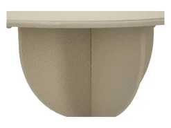 Mesa de Centro VKH800, Bege, 45x45x58 cm, Kendra Home