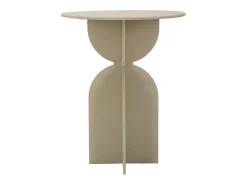 Mesa de Centro VKH800, Bege, 45x45x58 cm, Kendra Home