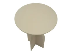 Mesa de Centro VKH800, Bege, 45x45x58 cm, Kendra Home