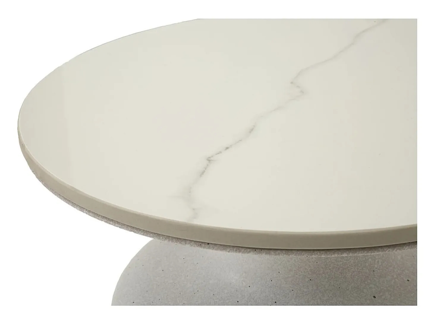 Mesa de Centro VKH526, Branco, 40x40x47 cm, Kendra Home
