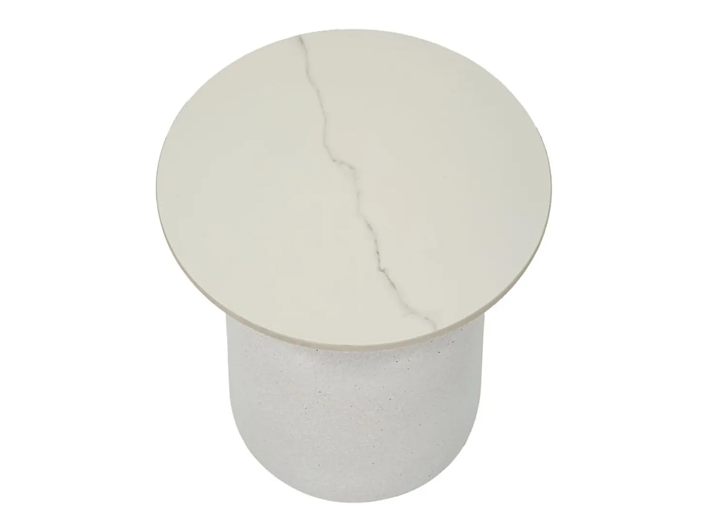 Mesa de Centro VKH526, Branco, 40x40x47 cm, Kendra Home