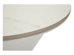 Mesa de Centro VKH527, Branco, 44x44x63 cm, Kendra Home