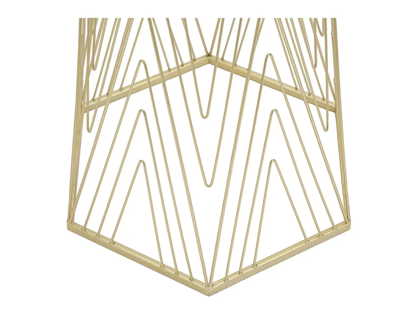 Mesa de Centro VKH600, Ouro, 40x35x80 cm, Kendra Home