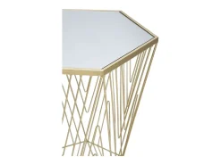 Mesa de Centro VKH600, Ouro, 40x35x80 cm, Kendra Home