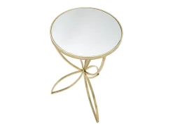 Mesa de Centro VKH569, Ouro, 35x35x60 cm, Kendra Home