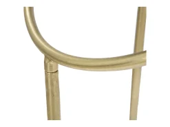 Mesa de Centro VKH593, Ouro, 40x40x80 cm, Kendra Home