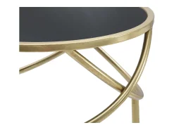 Mesa de Centro VKH593, Ouro, 40x40x80 cm, Kendra Home