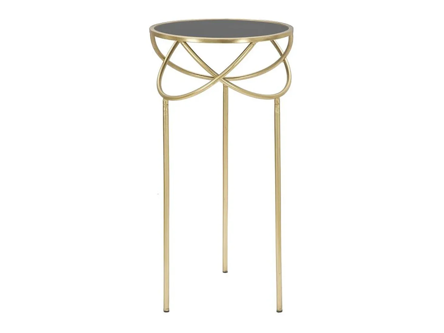 Mesa de Centro VKH593, Ouro, 40x40x80 cm, Kendra Home