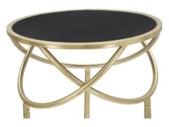 Mesa de Centro VKH593, Ouro, 40x40x80 cm, Kendra Home