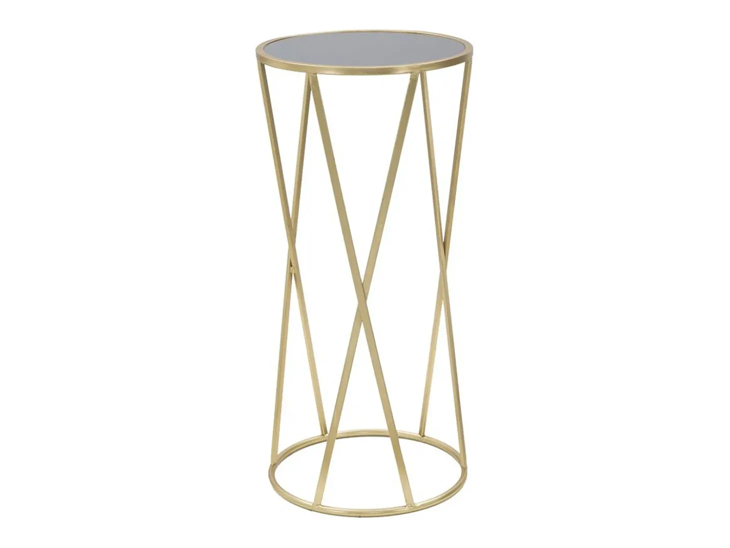 Mesa de Centro VKH601, Ouro, 35x35x75 cm, Kendra Home