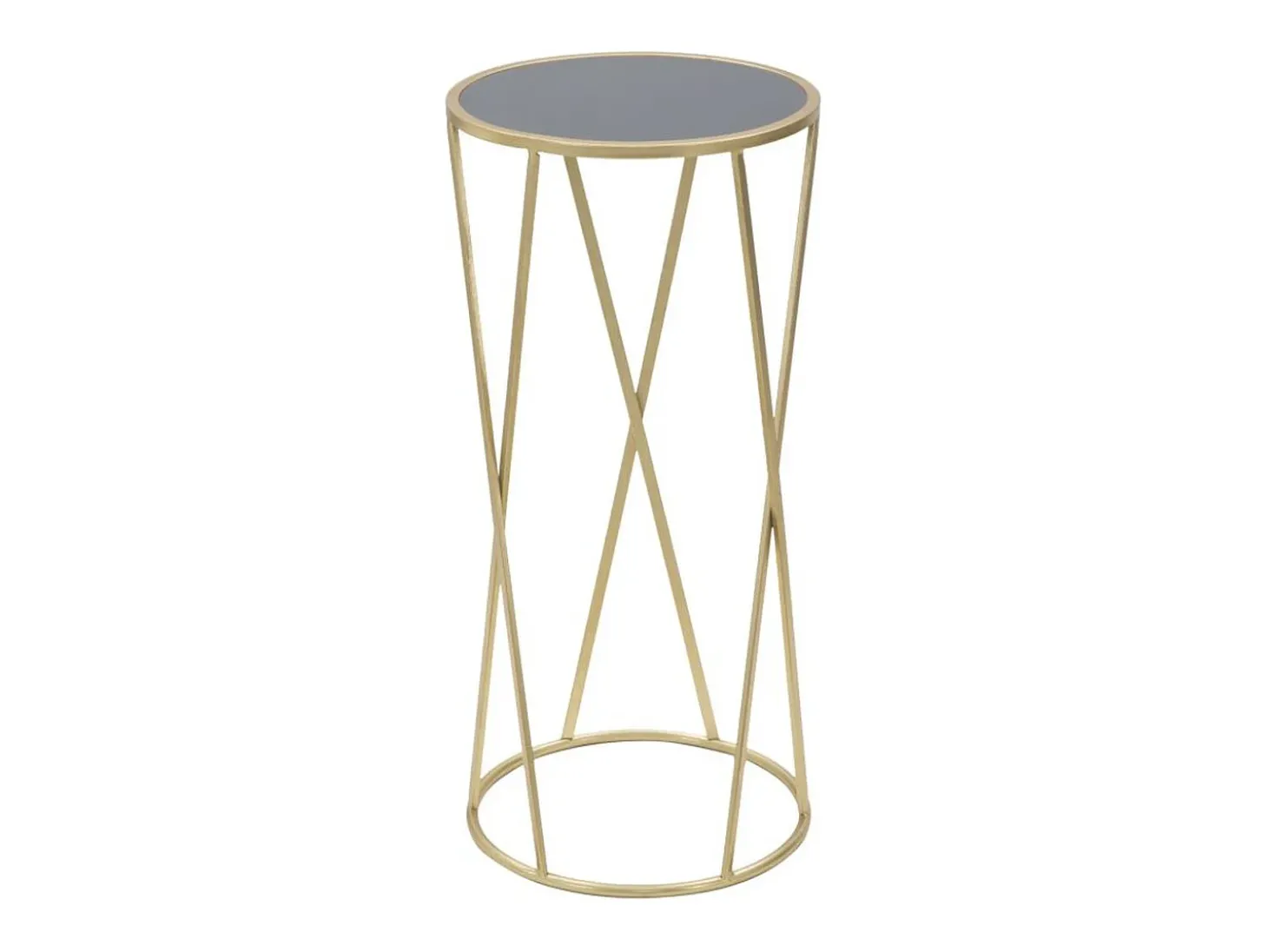 Mesa de Centro VKH601, Ouro, 35x35x75 cm, Kendra Home
