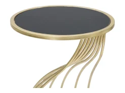 Mesa de Centro VKH548, Ouro, 35x35x60 cm, Kendra Home