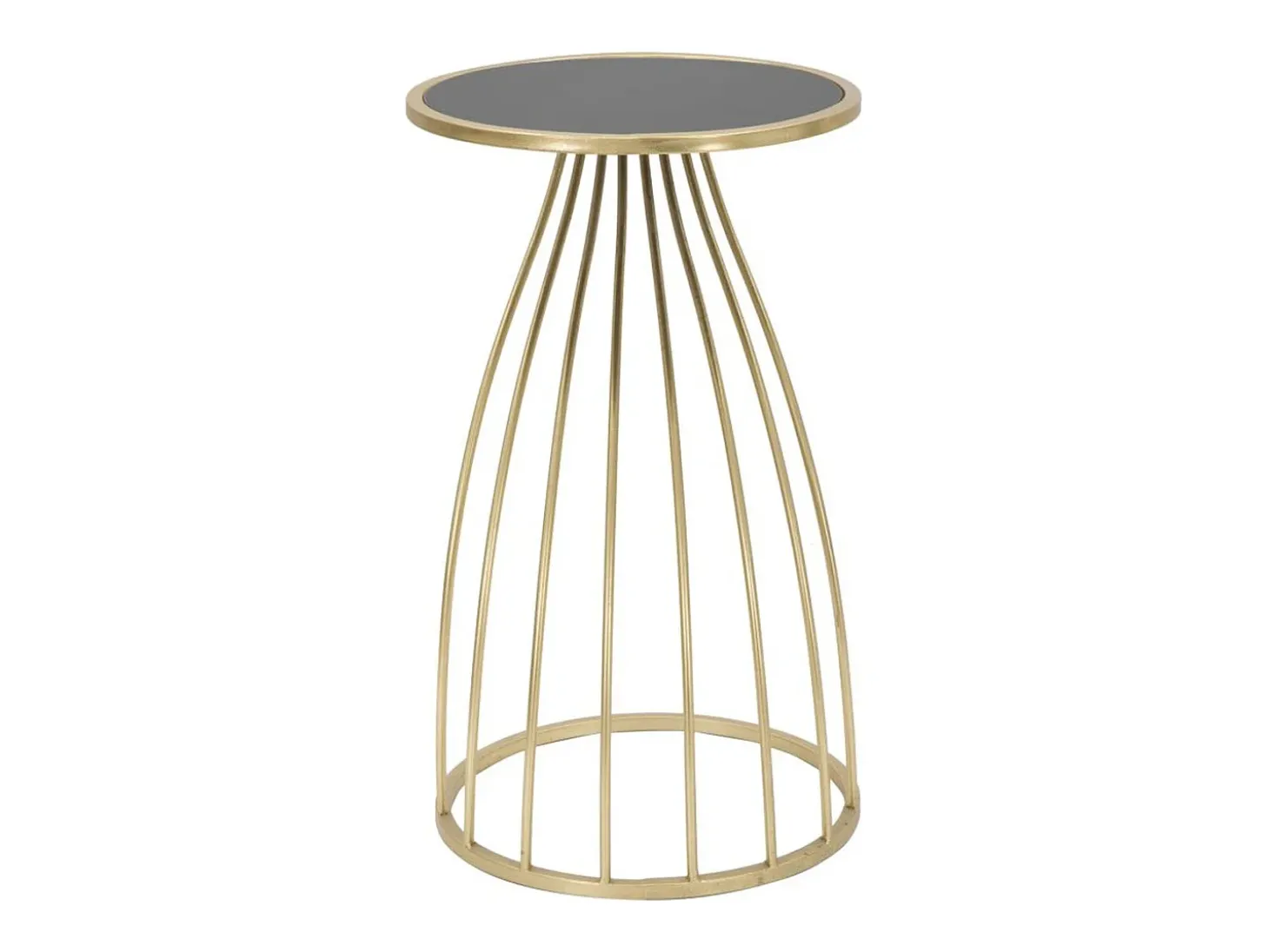 Mesa de Centro VKH548, Ouro, 35x35x60 cm, Kendra Home