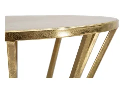 Mesa de Centro VKH519, Ouro, 38x38x80 cm, Kendra Home