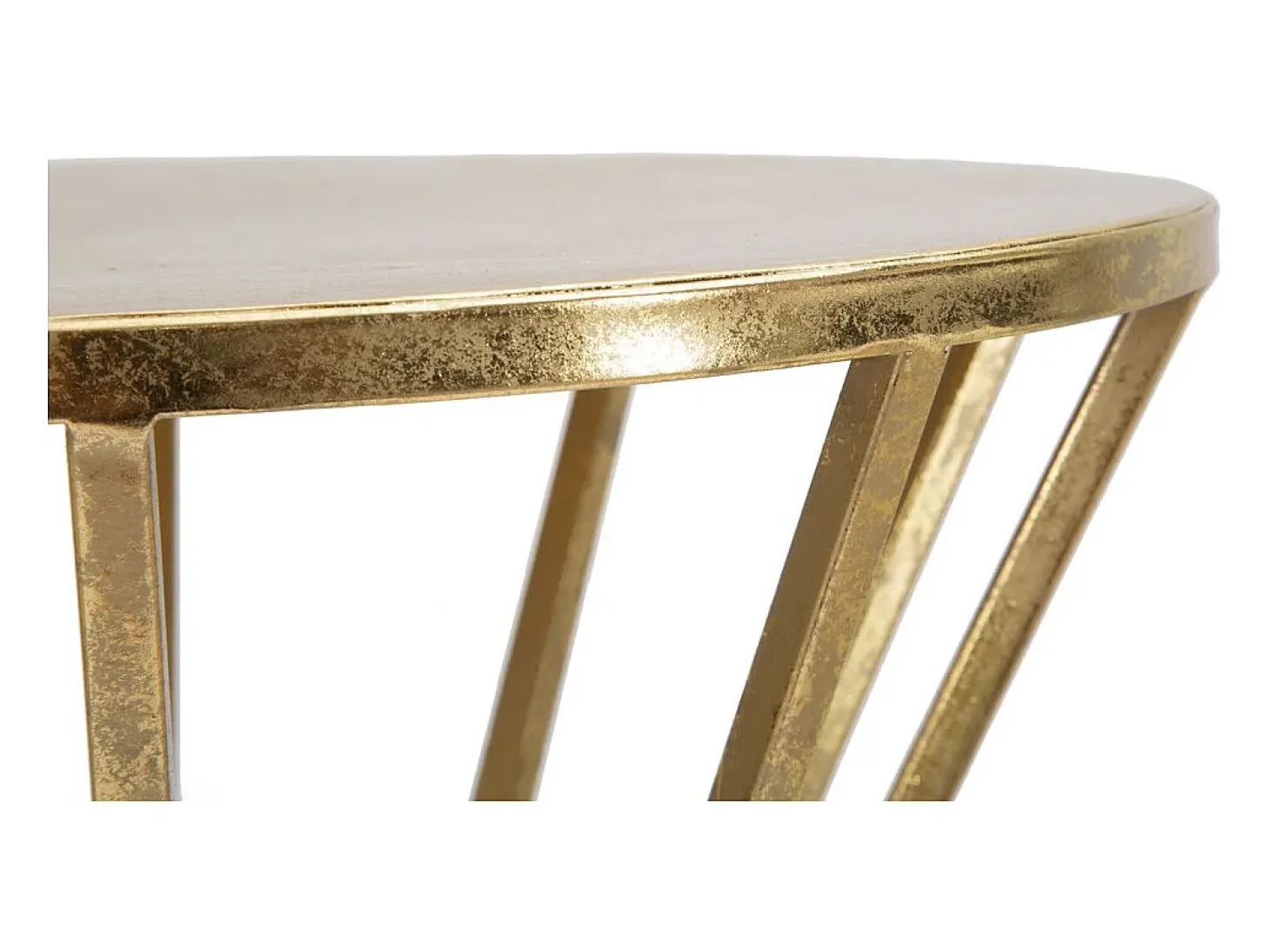 Mesa de Centro VKH519, Ouro, 38x38x80 cm, Kendra Home