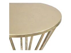 Mesa de Centro VKH519, Ouro, 38x38x80 cm, Kendra Home