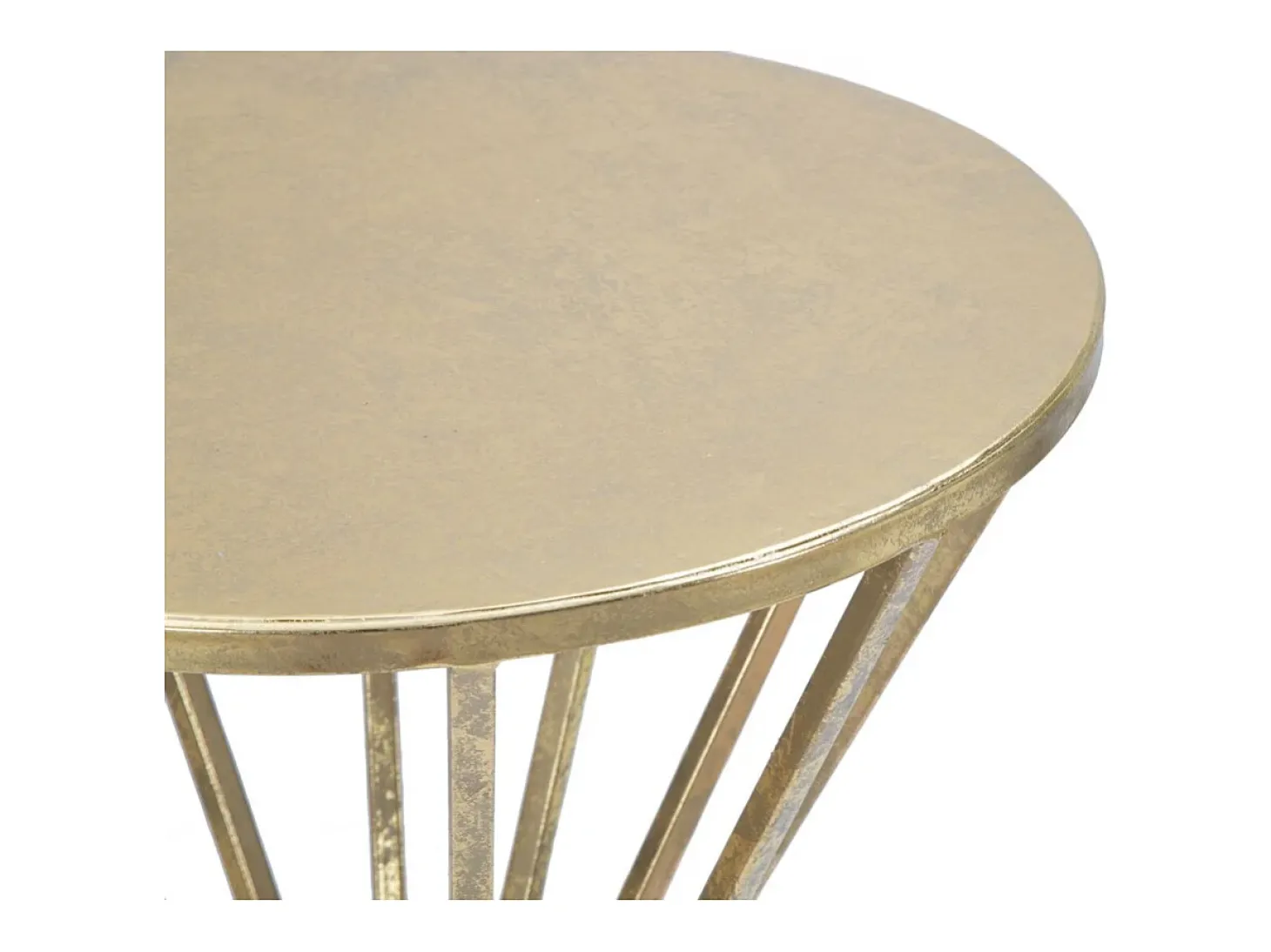Mesa de Centro VKH519, Ouro, 38x38x80 cm, Kendra Home