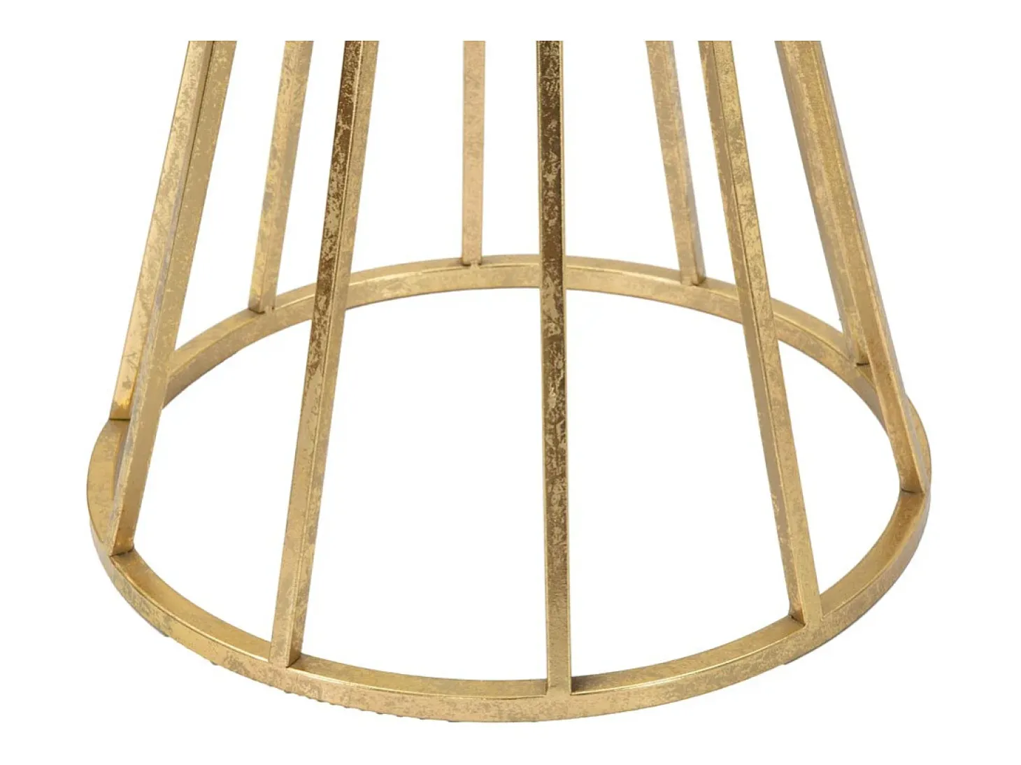 Mesa de Centro VKH519, Ouro, 38x38x80 cm, Kendra Home