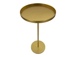Mesa de Centro VKH578, Ouro, 51x51x100 cm, Kendra Home