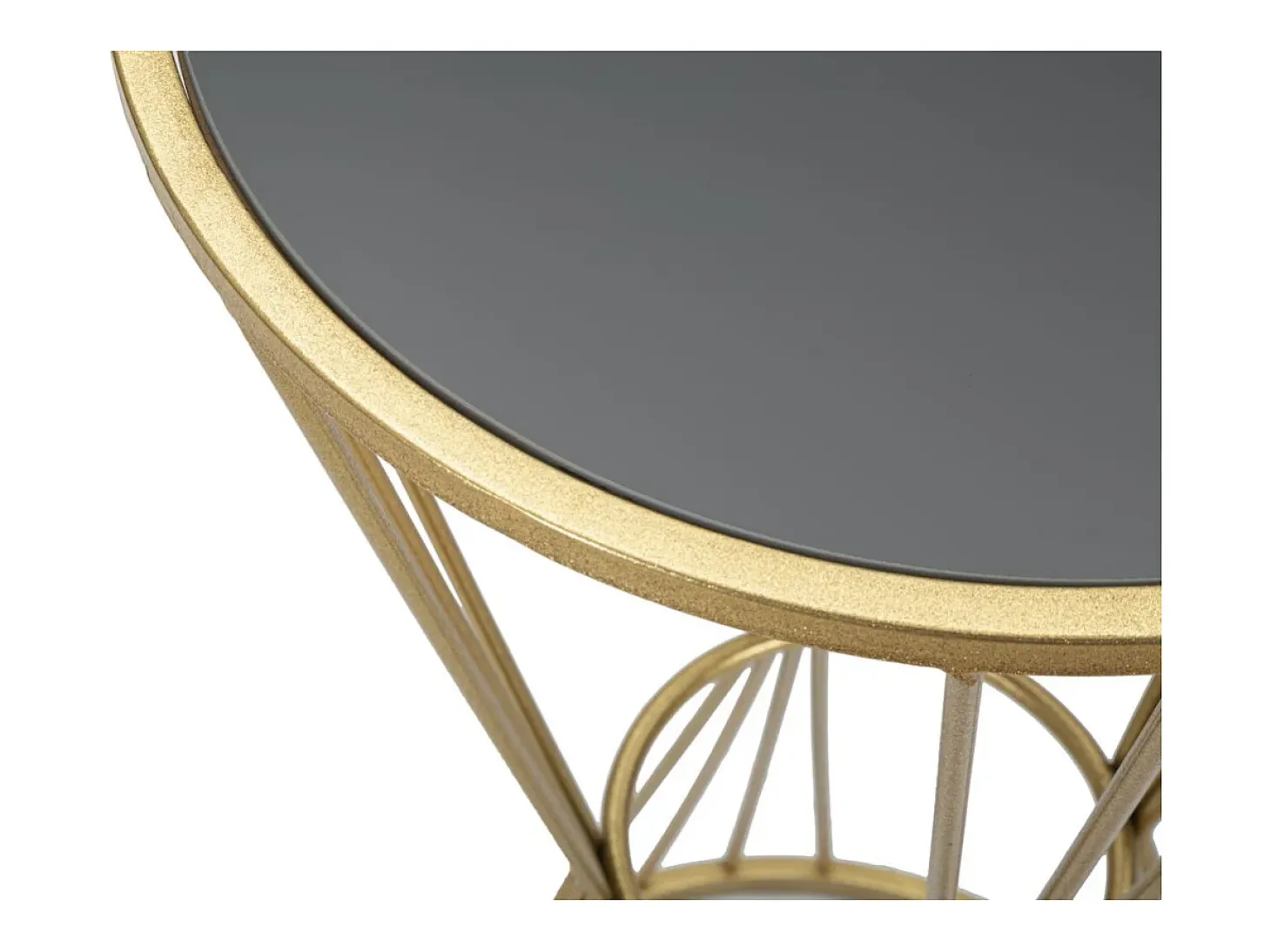 Mesa de Centro VKH590, Ouro, 40x40x80 cm, Kendra Home