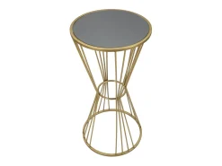 Mesa de Centro VKH590, Ouro, 40x40x80 cm, Kendra Home