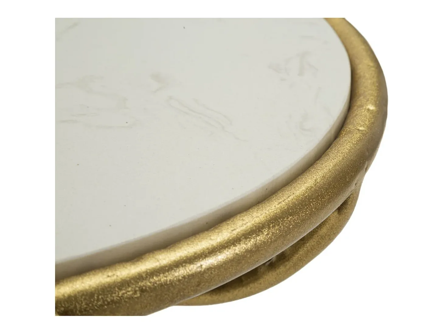 Mesa de Centro VKH801, Ouro, 38x38x60 cm, Kendra Home